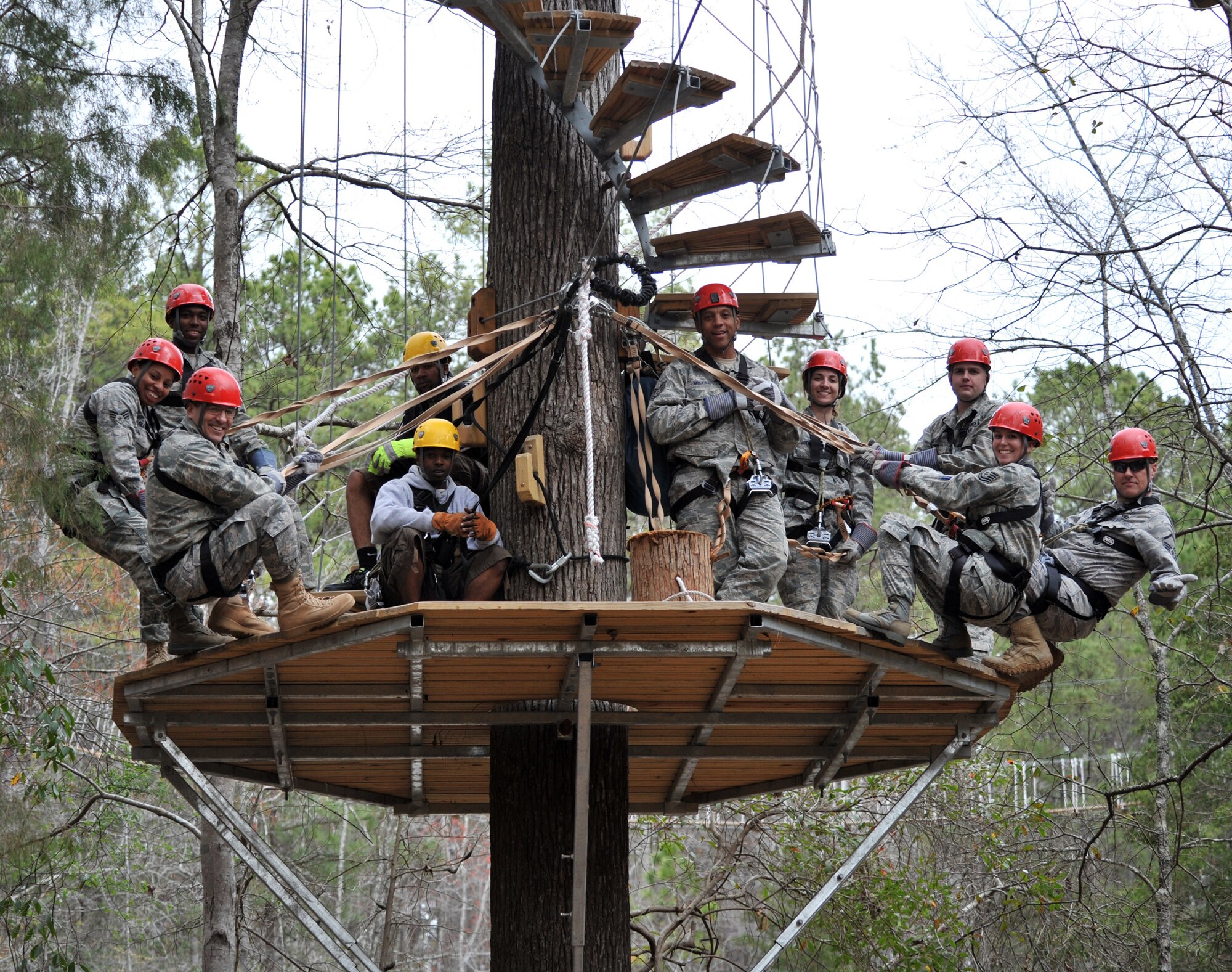 440th Security Forces Squadron participate in Wingman Day March 20, 2011. (U.S. Air Force photo by Staff Sgt. Peter Miller)