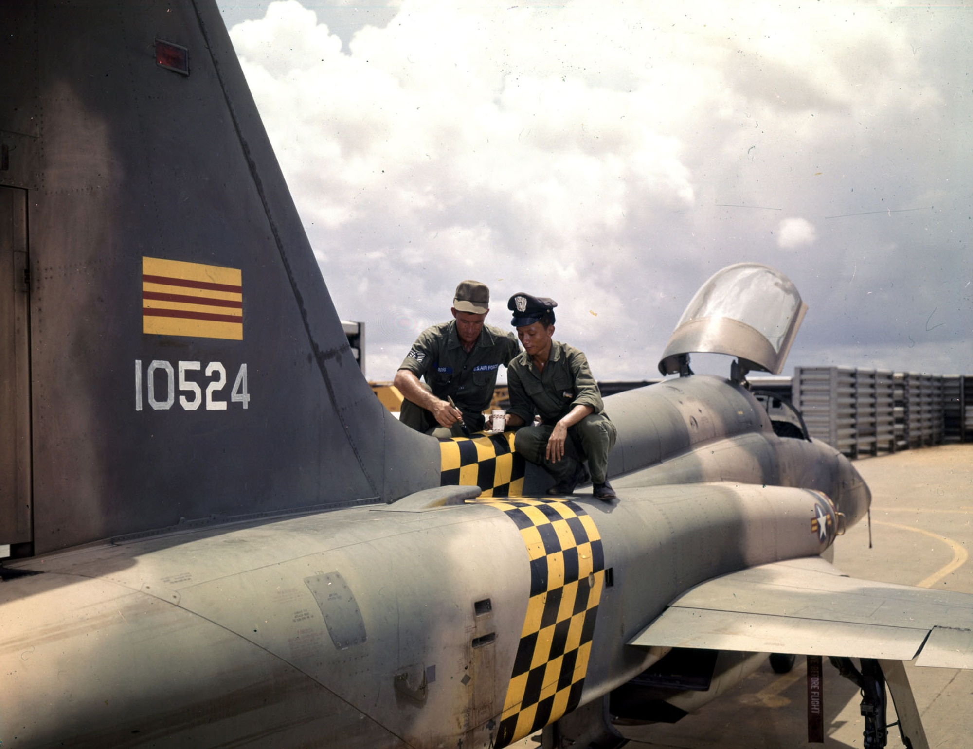 The U.S. gave South Vietnam modern aircraft like this F-5 Freedom Fighter. (U.S. Air Force photo)