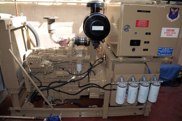 ...and in with the new. (U.S. Air Force photo by Blaze Lipowski)