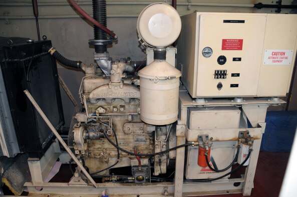 Out with the old... (U.S. Air Force photo by Blaze Lipowski)