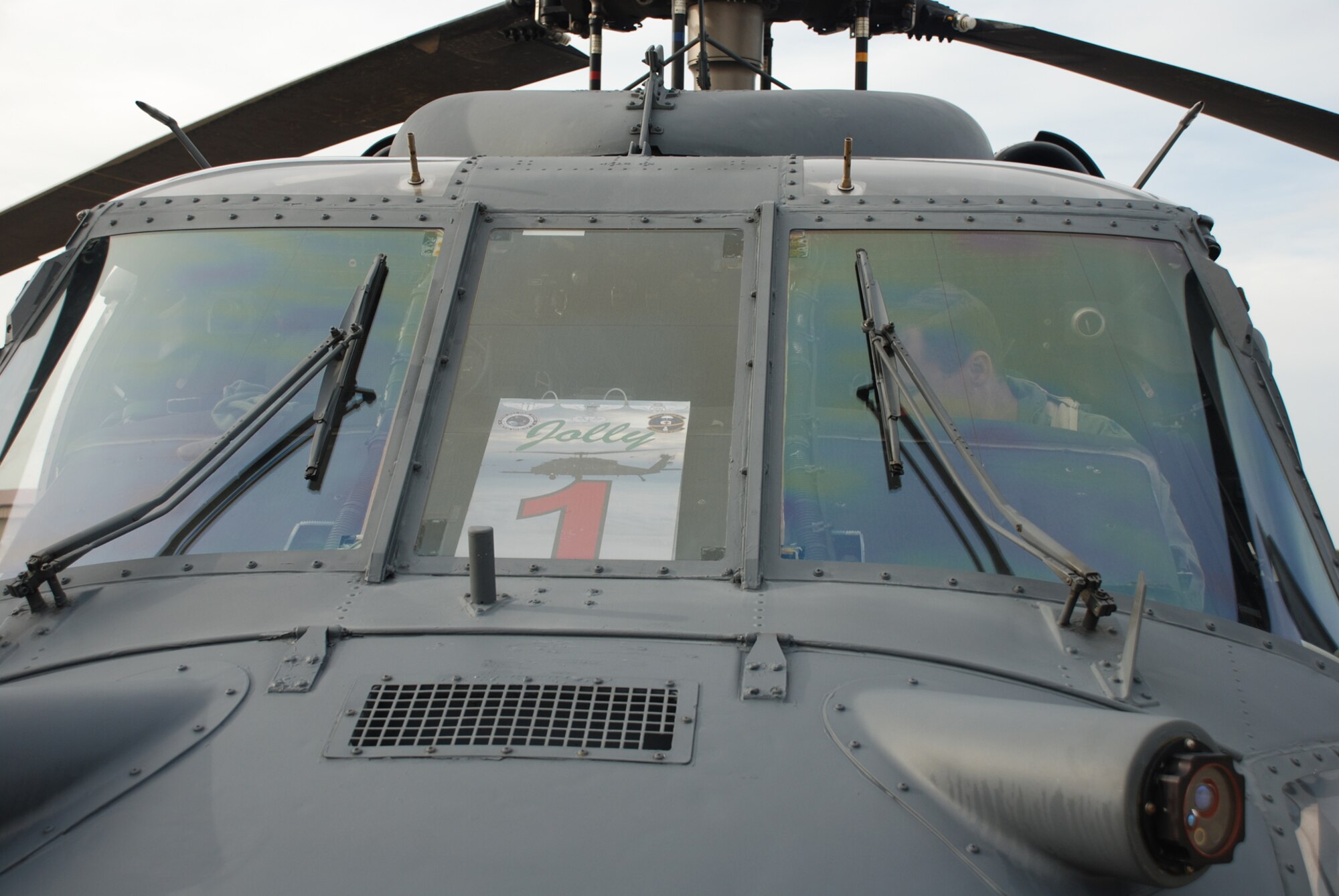 PATRICK AIR FORCE BASE, Fla. - Jolly aircrew from the 920th Rescue Wing here prepare this HH-60G Pave Hawk helicopter, otherwise known as Jolly, for flight prior to take off March 6 with the wing's entire fleet of six pave hawks and three Kings to prepare for hurricane evacuations and deployments. (U.S. Air Force photo/Capt. Ryan Liss)