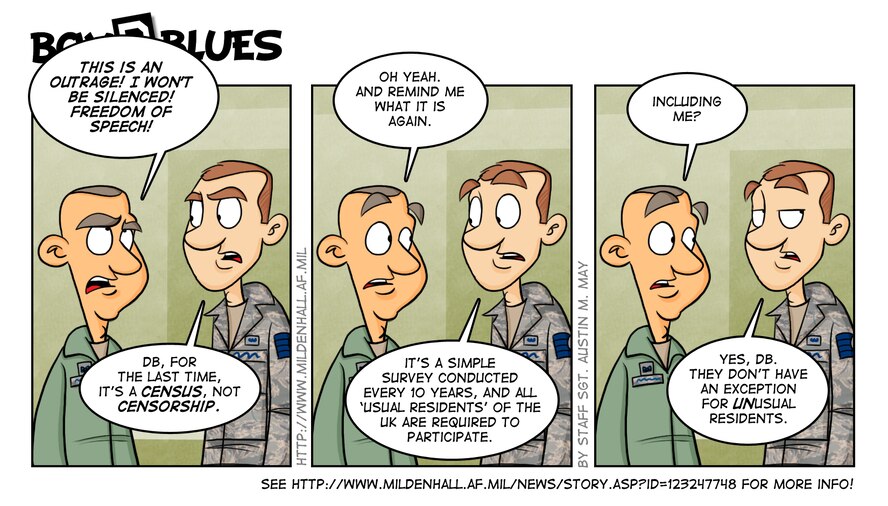 (U.S. Air Force Cartoon/Staff Sgt. Austin May)