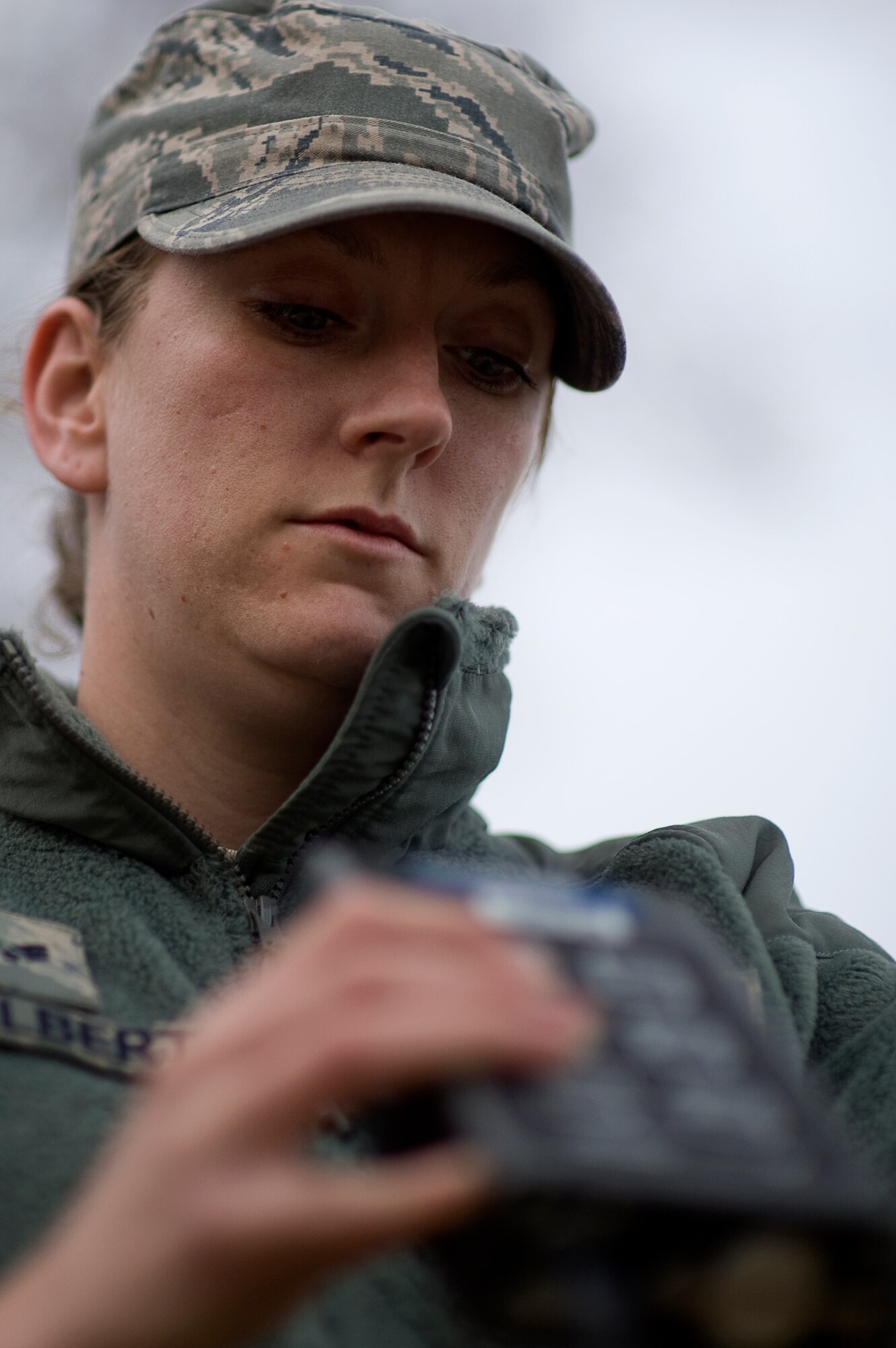 YOKOTA AIR BASE, Japan -- Senior Airman Anna Hurlbert, 18th Aerospace Medicine Squadron, samples the air for radiation here at Yokota, March 24, 2011. Airman Hurlbert, on temporary duty from Kadena AB, is assisting Yokota's Medical Group to monitor base radiation levels in support of Operation Tomodachi. (U.S. Air Force photo by/Master Sgt. Jeromy K. Cross/released)








