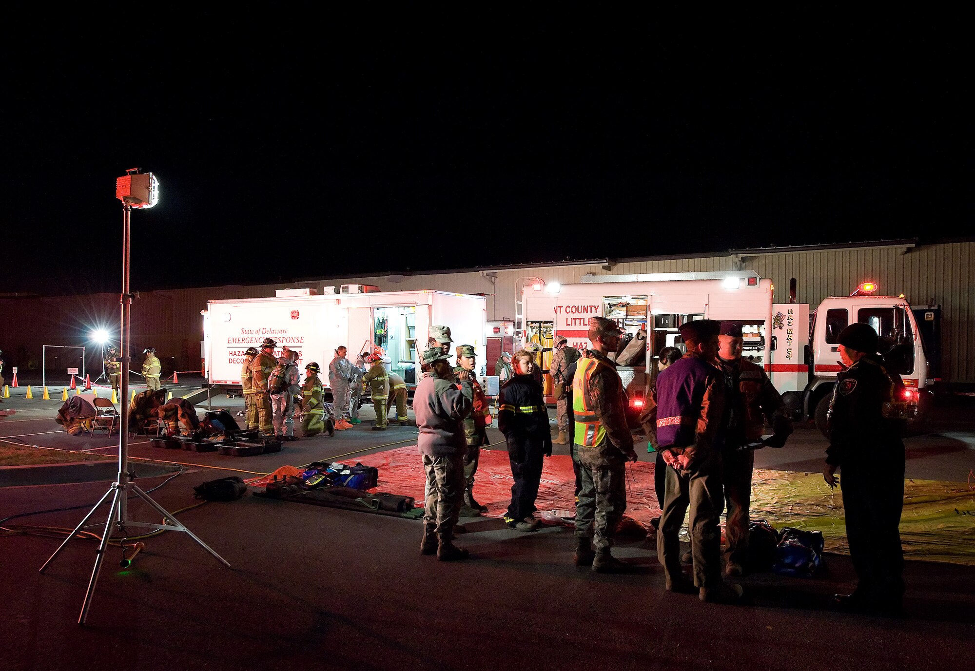 24 Mar 2011  USAF Photo by Jason Minto
Base exercise behind bldg 639
 (U.S. Air Force photo by Jason Minto/Unreleased)