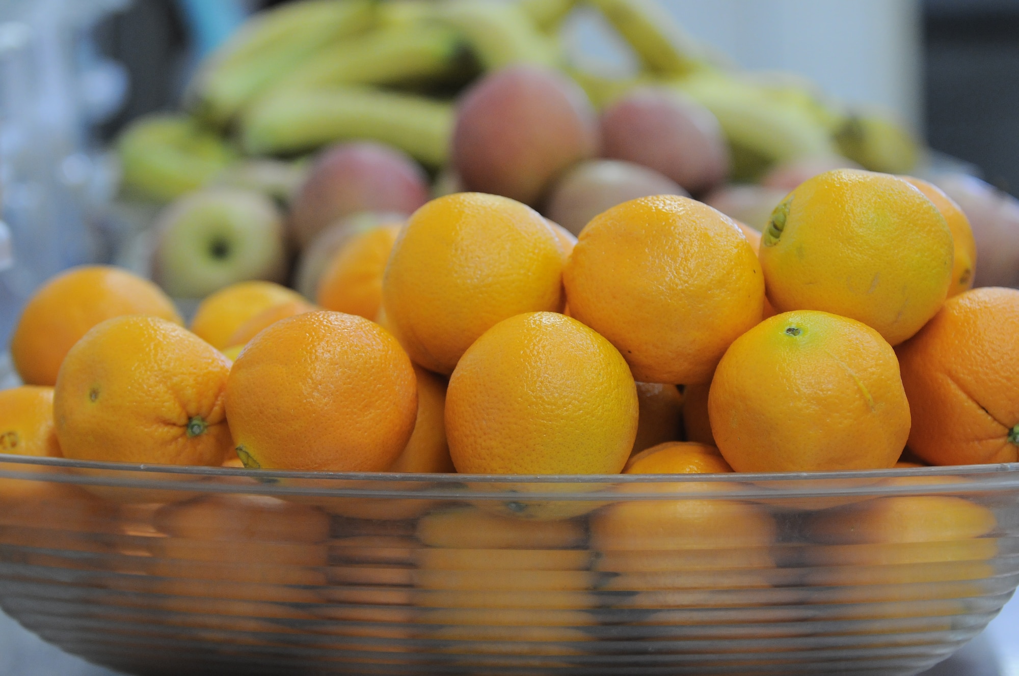 YOKOTA AIR BASE, Japan -- The Samurai Cafe offers diners a variety of foods like fruit to ensure that they are fit to fight. A balanced meal is vital in times of high ops tempo, such as Operation Tomodachi. (U.S. Air Force photo/Airman 1st Class Krystal M. Garrett)