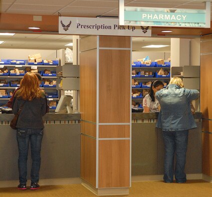 Team Dover members can now pick up their prescriptions at the renovated pharmacy at the Dover Air Force Base, Del., Medical Clinic. The total cost of the renovations will be more than $16 million. (U.S. Air Force photo by Airman 1st Class Matthew Hubby)
