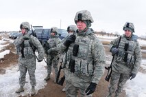 MINOT AIR FORCE BASE, N.D. -- The 219th Security Forces Squadron, which is stationed at the Minot Air Force Base, received the distinction of 2010 Air National Guard Security Forces Squadron of the Year. That places the unit as the best out of 86 such squadrons in the United States. (U.S. Air Force photo/Senior Master Sgt. David H. Lipp)
