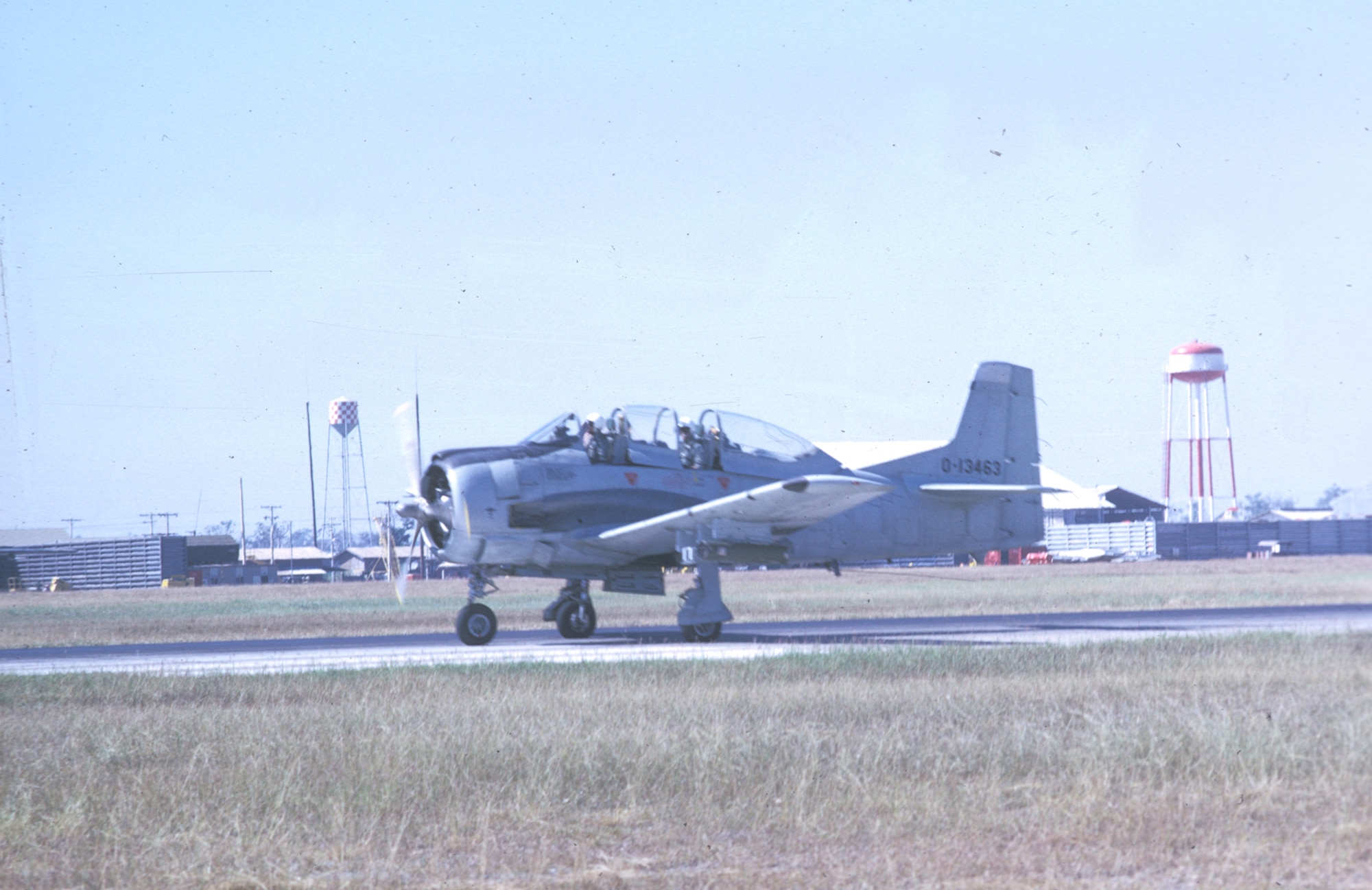 Unmarked T-28 attach aircraft. (U.S. Air Force photo).
