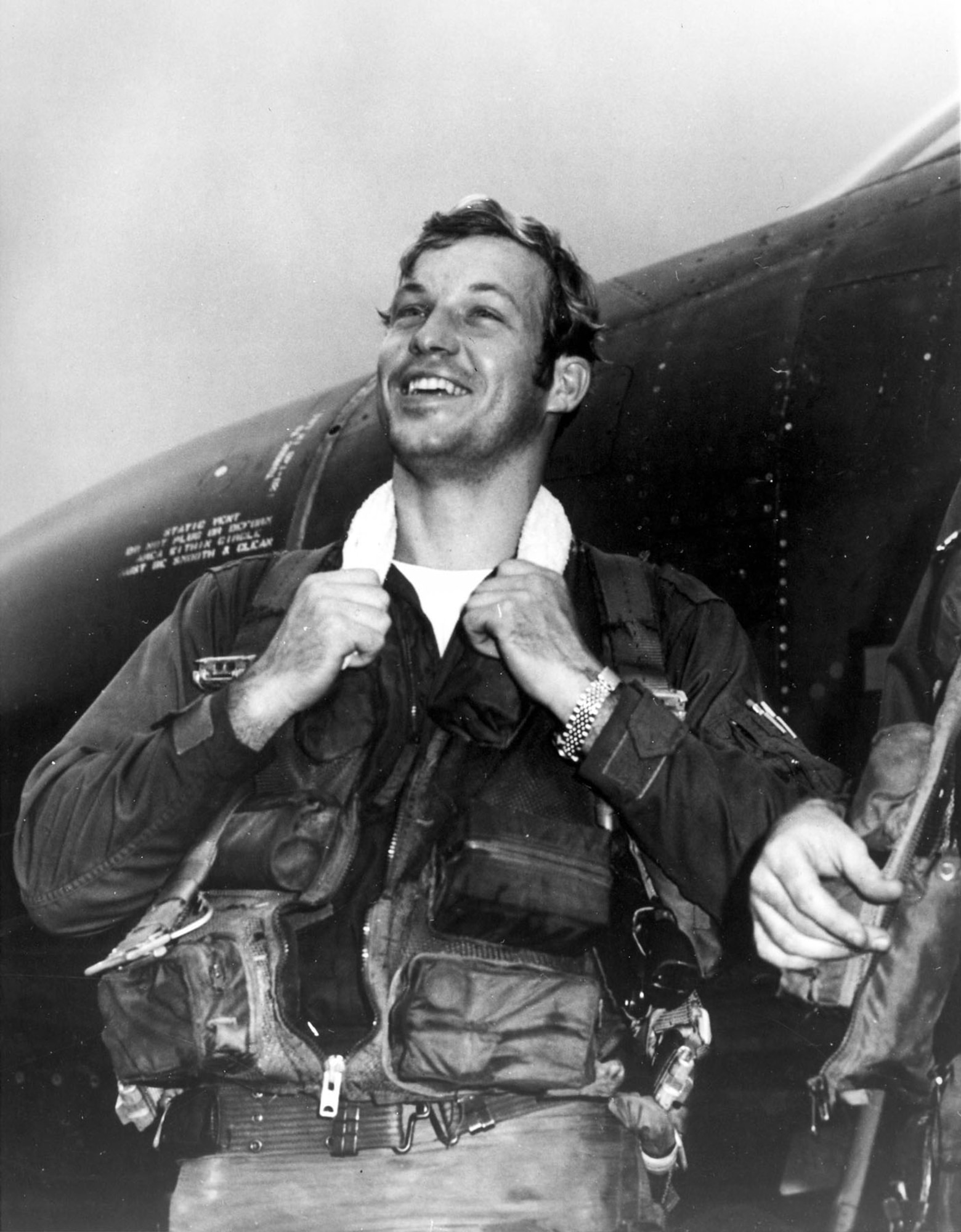 Capt. Richard “Steve” Ritchie, 555th Tactical Fighter Squadron, scored five MiG-21 victories between May and August 1972, including one double-victory mission. He was the USAF’s only pilot ace of the Southeast Asia War. (U.S. Air Force photo)