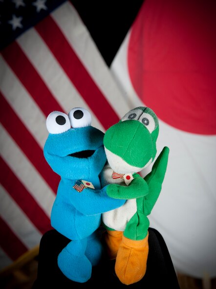 As part of the current relief efforts, wing leadership sponsors 'Toys for Tomodachi,' a weeklong toy drive for Japanese families displaced by the recent earthquake and tsunami. Donations can be brought to the base chapel through April 11. Officials stress that only pocket-sized toys should be donated, as the recipient families have to carry all their belongings wherever they go. Once all the toys are collected, the chapel staff will sort and prepare them for transport to shelters in the northern part of the country. (U.S. Air Force photo/Staff Sgt. J.G. Buzanowski)