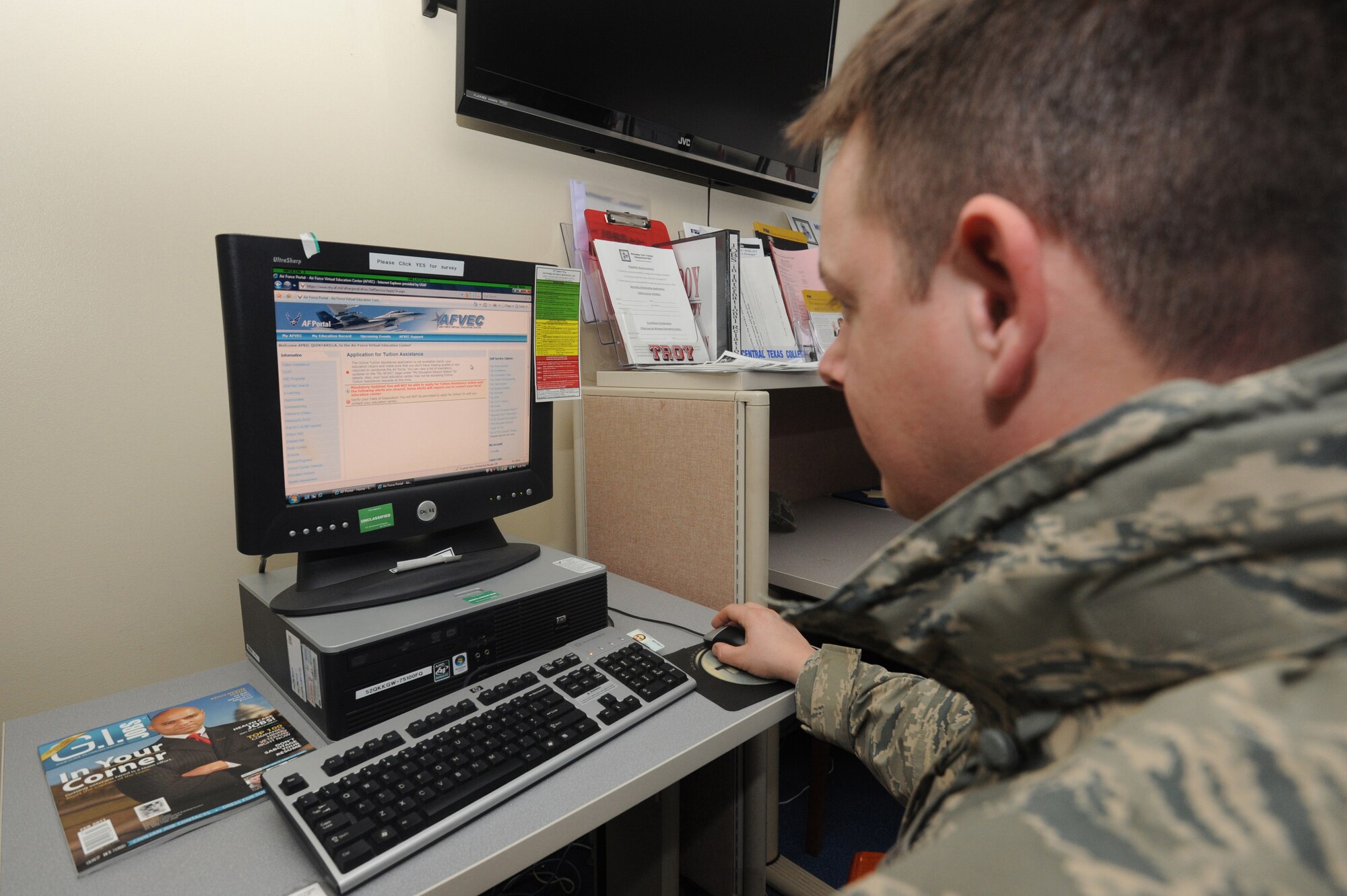 MISAWA AIR BASE, Japan --The Misawa Air Base Education Office has resumed normal hours after a temporary shutdown, due to recent natural disasters. The Education Office encourages Airmen to take advantage of education opportunities to further personal and professional goals. The Misawa Education Office hours are Monday-Friday 7:30 am to 4:30 pm, with no appointment being necessary. (U.S. Air Force photo by Staff Sgt. April Quintanilla\Released)