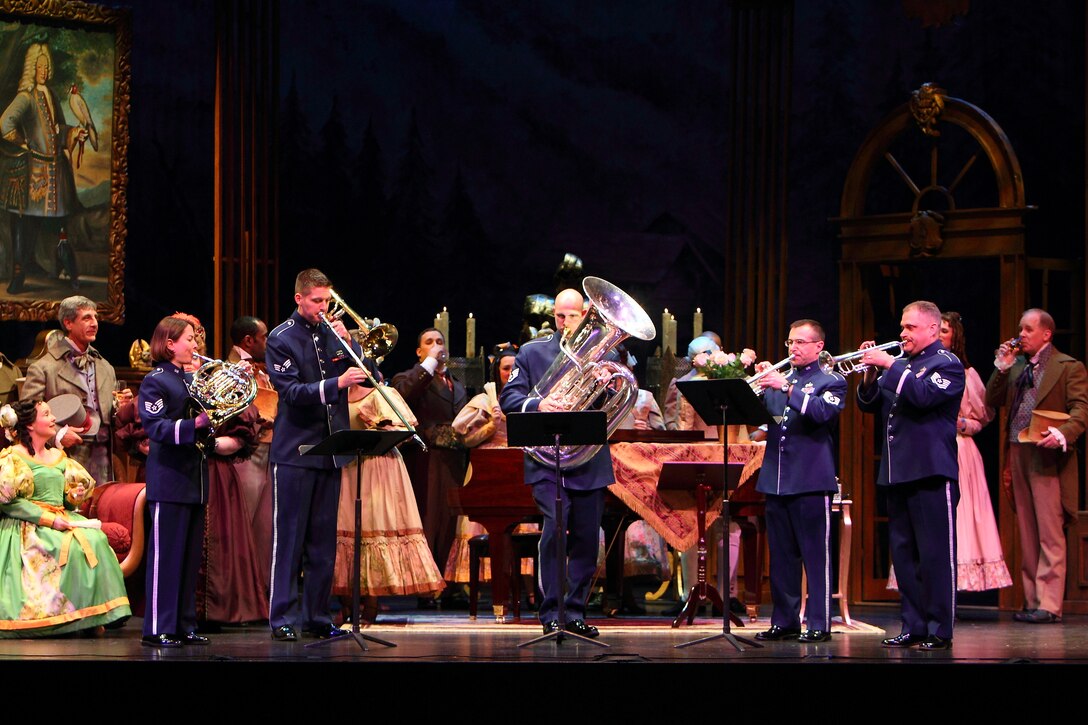 Wright Brass performs with the Dayton Opera Company.