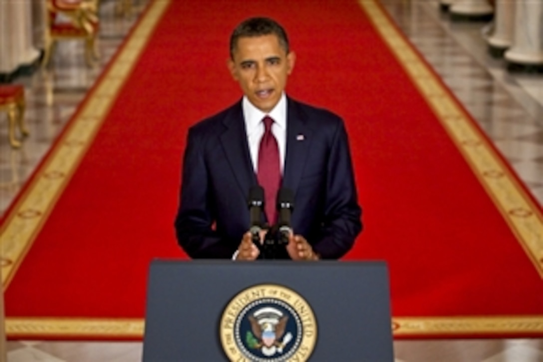 “Justice has been done,” President Barack Obama said in announcing the death of Osama bin Laden in a U.S. military operation in Pakistan, May 1, 2011. The attack ends a manhunt of almost 10 years. Bin Laden and his henchmen planned and executed the 9/11 attacks that killed 3,000 innocent Americans in New York, Washington and Pennsylvania.


