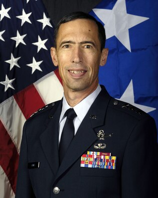 Lt. Gen. Larry James, Deputy Chief of Staff for Intelligence, Surveillance and Reconnaissance, Headquarters U.S. Air Force, Washington, D.C. (U.S. Air Force photo)

