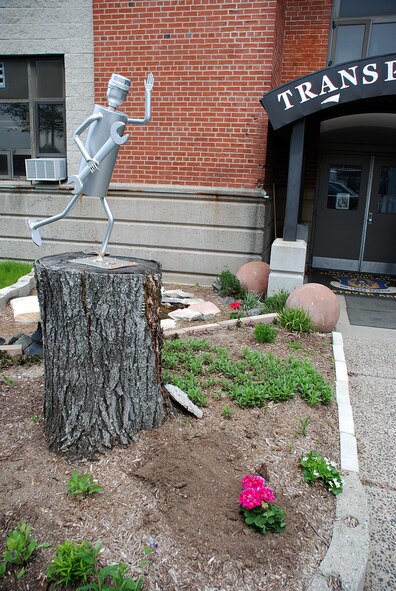 All over Westover sign of spring are finally here. The temperature is getting warmer, the grass is getting greener and the flowers are blooming. With the blooming of the flowers comes the message that Westover has fully recovered from the worst winter in 32 years. (US Air Force photo/Senior Airman Alexander Brown)