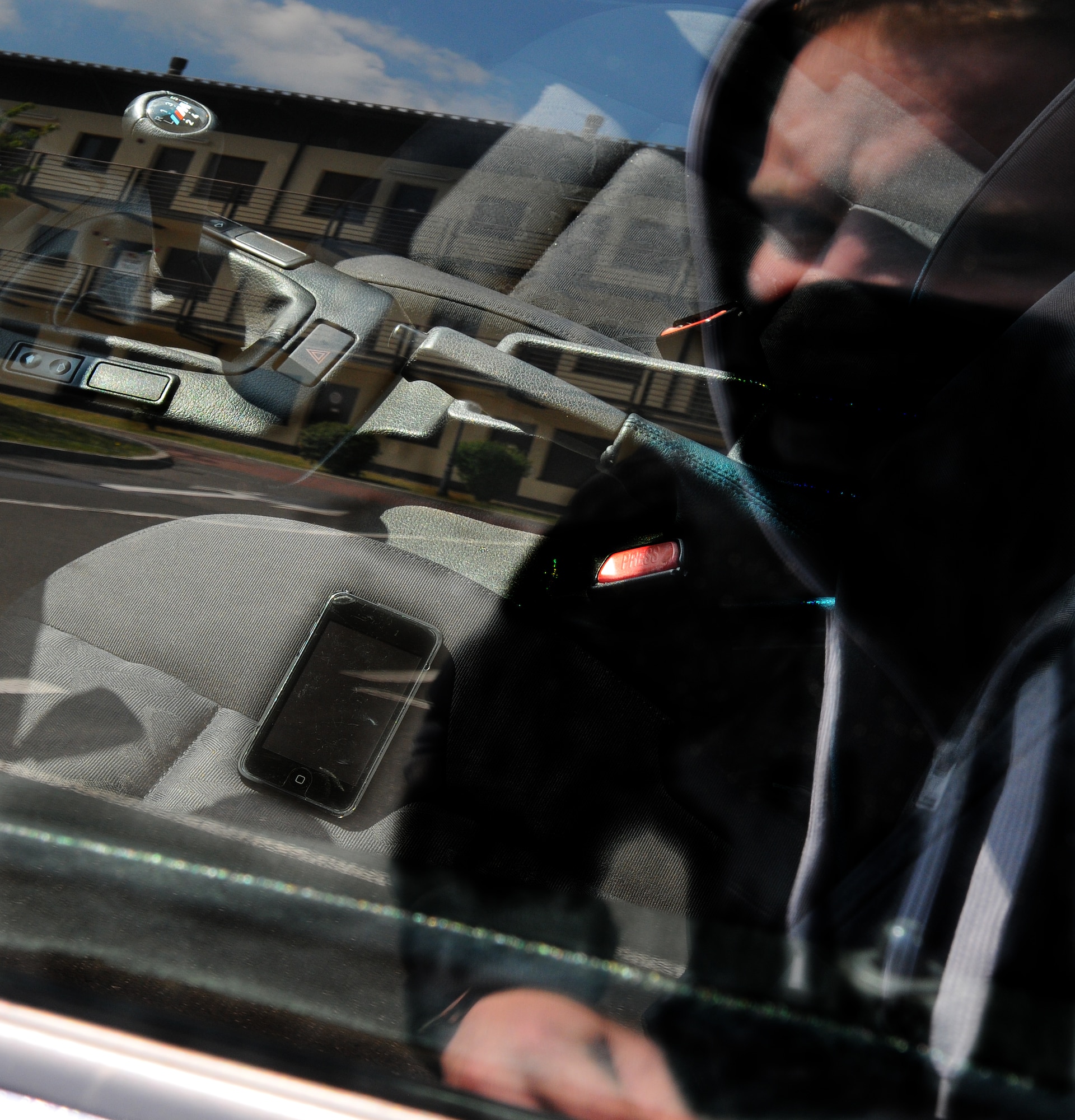 SPANGDAHLEM AIR BASE, Germany – Vehicle theft is on the rise, so remember to lock vehicles and take any items of value along when leaving vehicles unattended.  By locking vehicles, drivers can help prevent vehicular thefts. (U.S. Air Force photo/Airman 1st Class Dillon Davis)