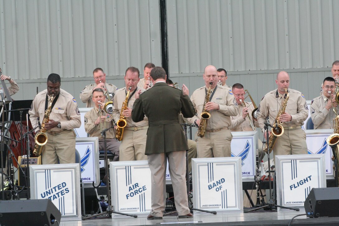 The United States Air Force Band of Flight’s Night Flight Jazz Ensemble will present their annual Glenn Miller concert outside the National Museum of the United States Air Force on May 21, at 6:00 p.m.