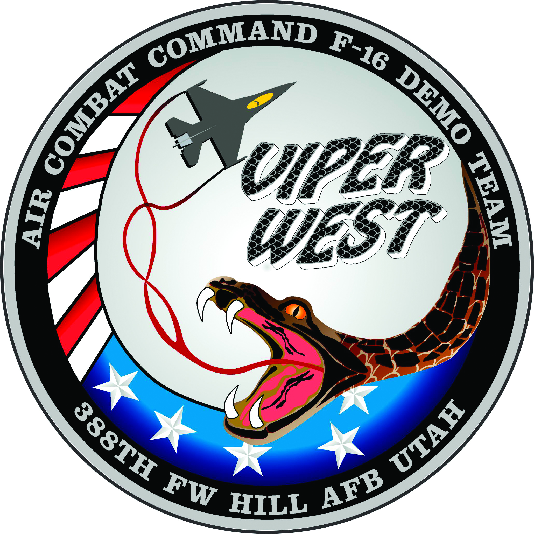 F-16 Viper West Demo Team Patch