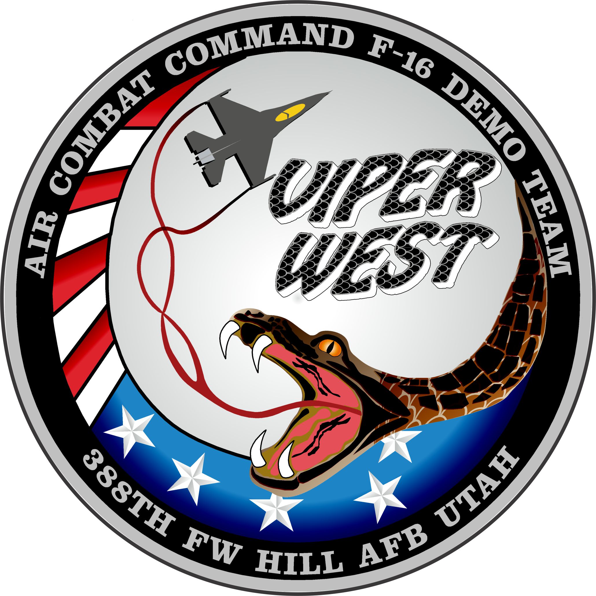 F-16 Viper West Demo Team Patch