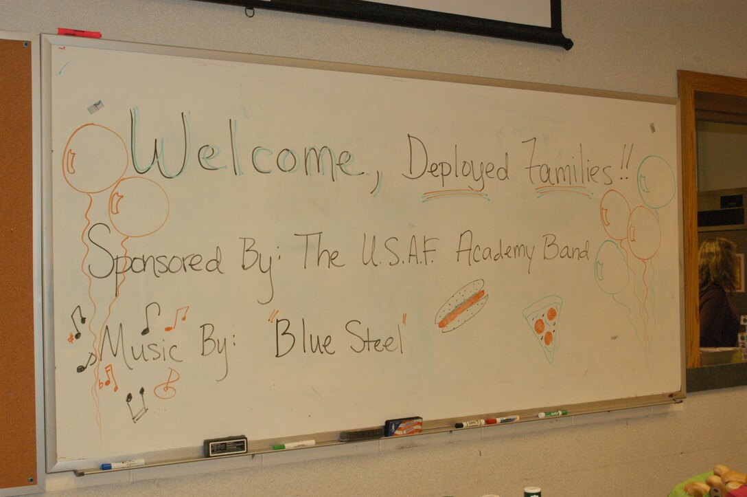 USAF Academy Band prepares dinner for deployed families of Peterson AFB