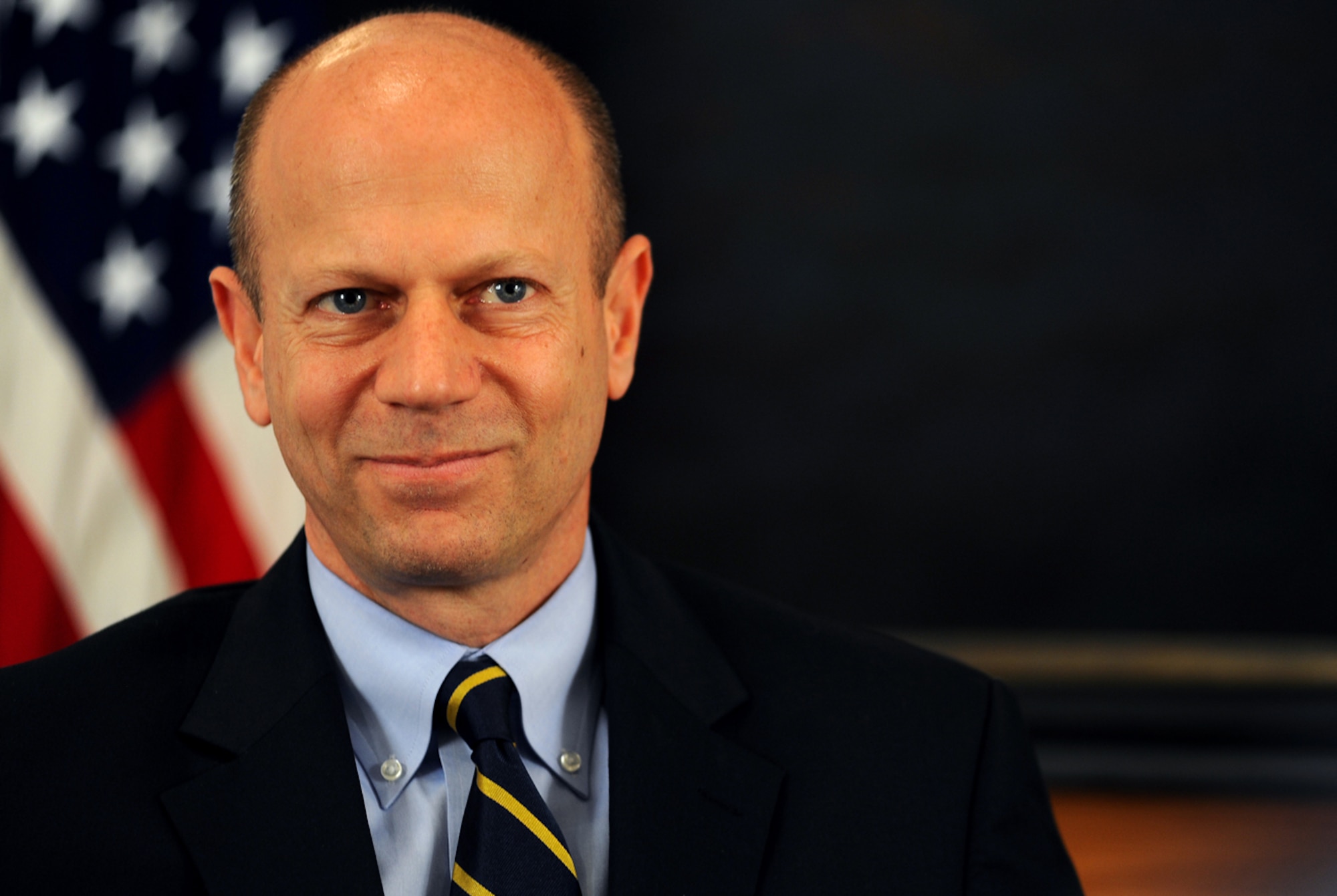 The Assistant Secretary of Defense for Nuclear, Biological and Chemical Defense Programs, Andrew C. Weber, visited Whiteman Air Force Base, May 9.  During his visit, he met with Airmen, received a B-2 mission orientation and watched a portion of a security forces’ exercise on the flightline.