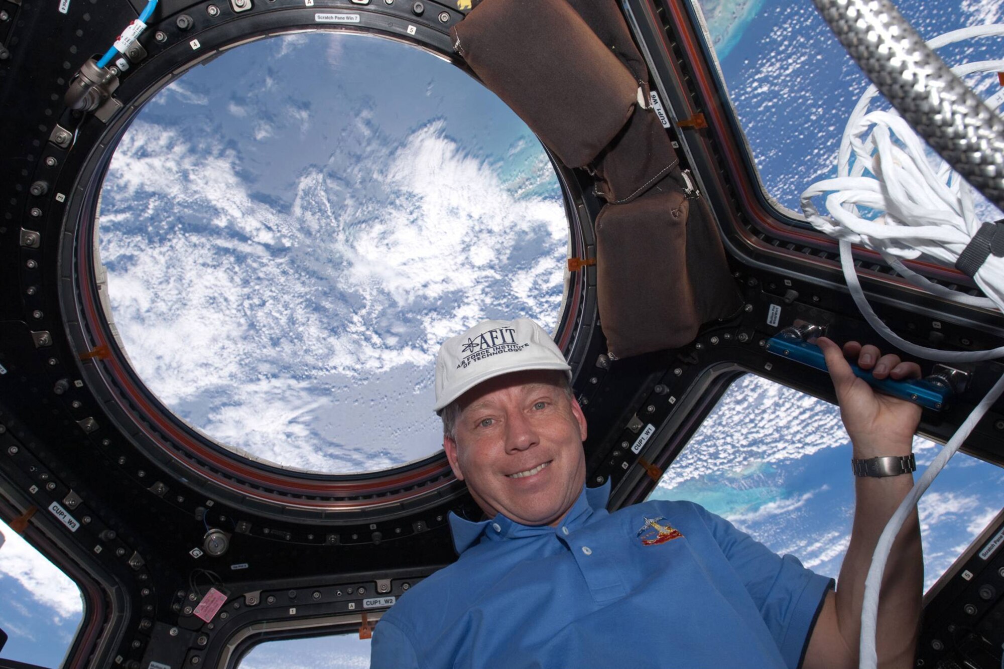 Retired Col. Steve Lindsey’s space flight in February, aboard the final mission of the space shuttle Discovery, (STS-133) marked his fifth mission into space – his third as commander -- and it all started because of an educational opportunity he earned through AFIT. (Courtesy photo)