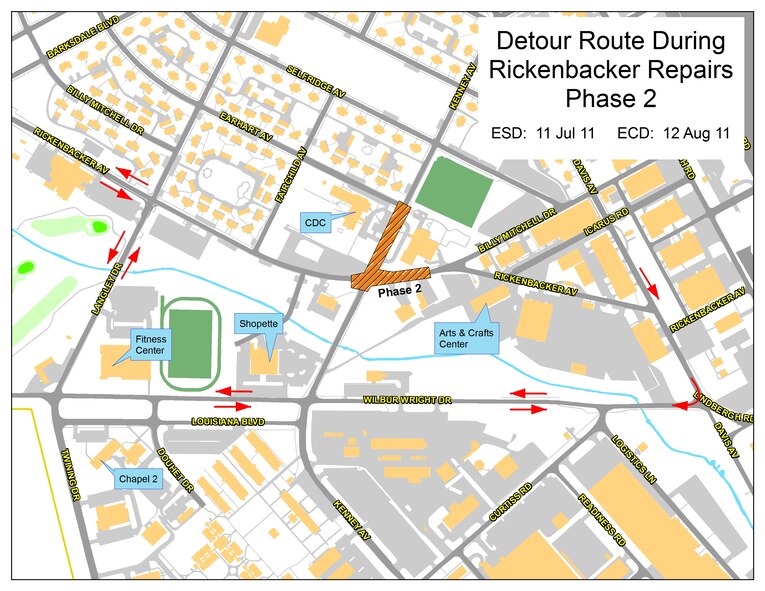 Rickenbacker Avenue Phase II plans.