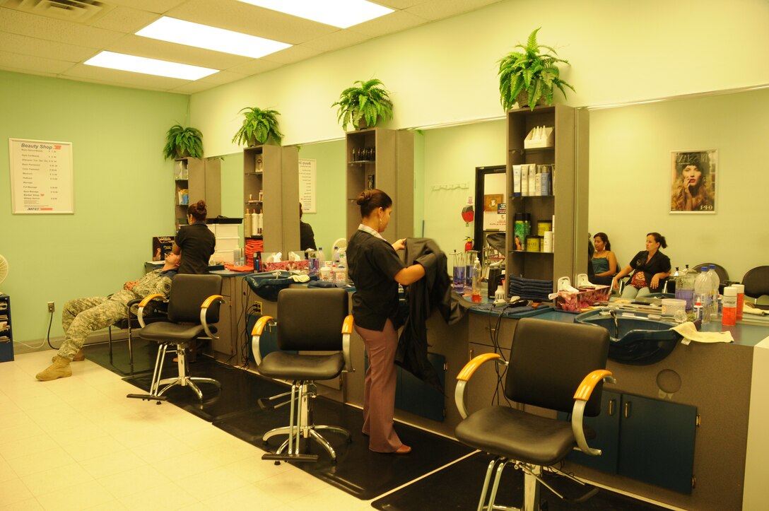 The Army Support Activity offers a barber shop/beauty salon.