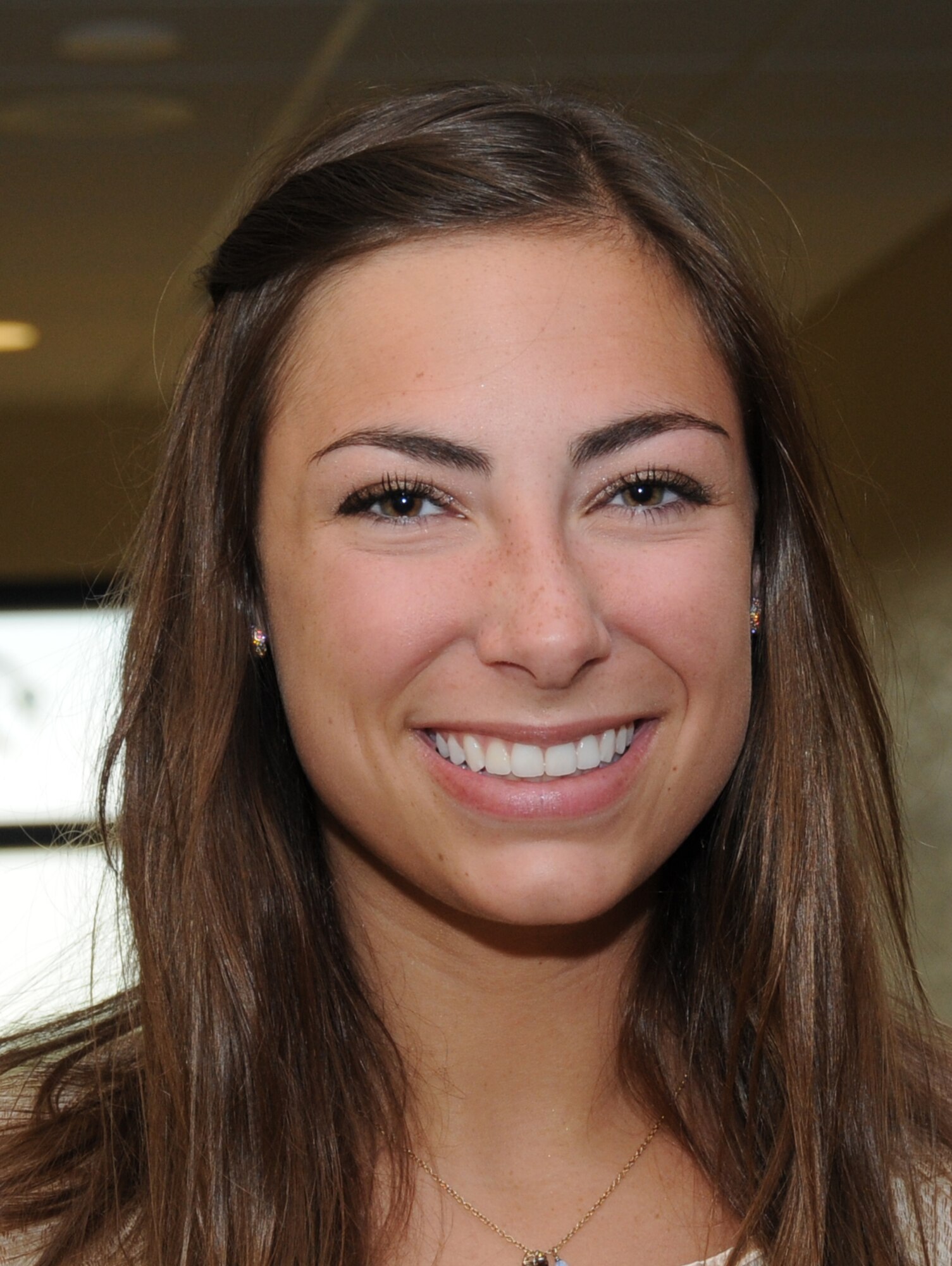 Callie Morano of Ocean Springs is the daughter of Paul and Cara Morano. Her mother works for the Naval Facilities Engineering Command resident officer in charge of construction at Keesler. Callie is a senior at Ocean Springs High School and plans to major in biology at the University of Mississippi.  She received a $1,000 scholarship.  (U.S. Air Force photo by Kemberly Groue)