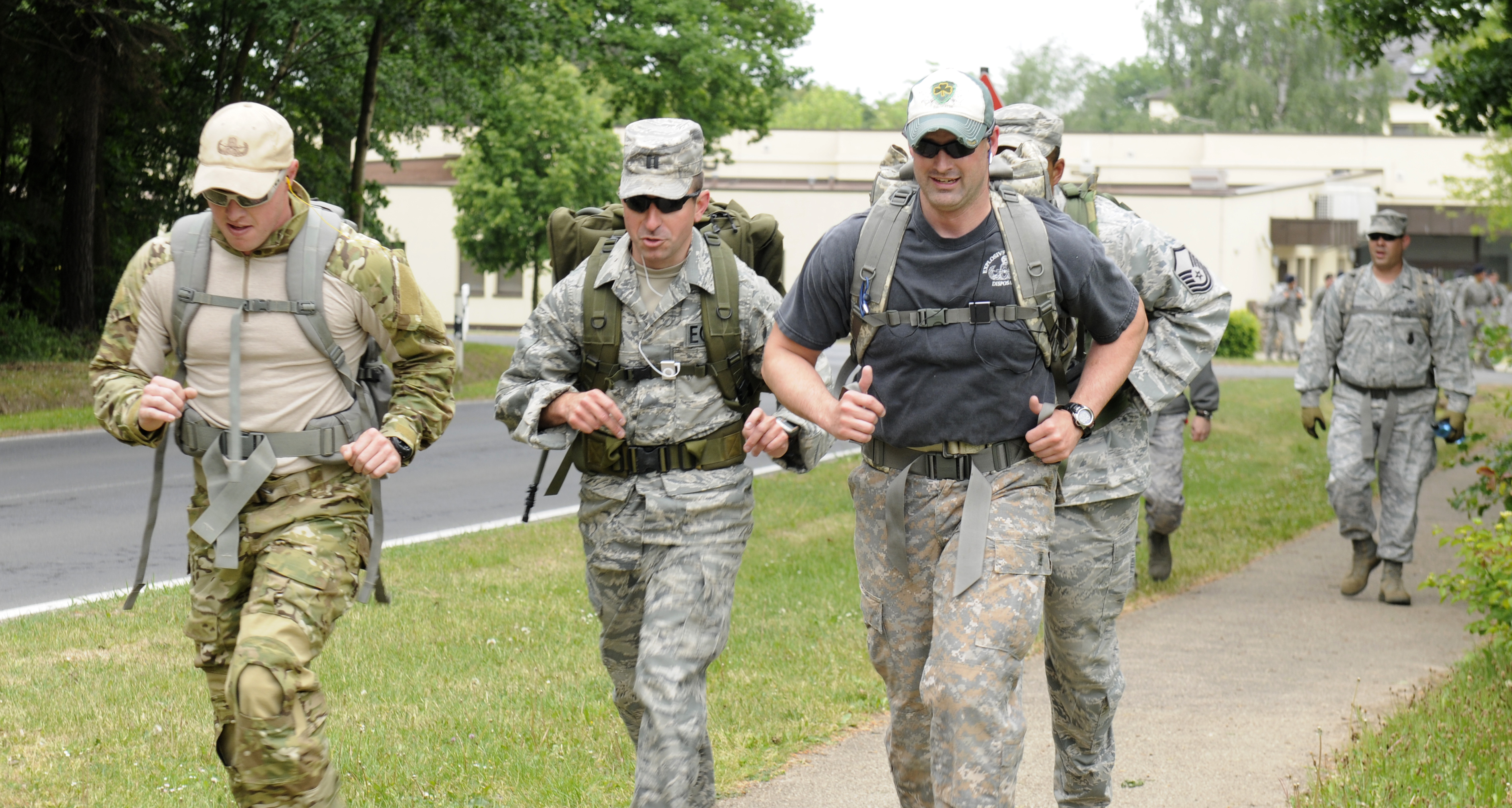 Ruck march at Spangdahlem
