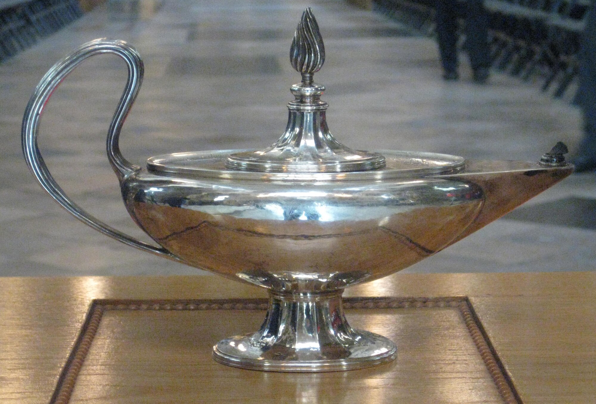 LONDON – The Lamp is considered a symbol of Florence Nightingale. During the Procession of the Lamp, it is escorted by nurses as it travels from the Florence Nightingale Chapel to the Westminster Abbey High Altar, May 11, 2011. Nurses and technicians from the 48th Medical Group celebrated Nurses Week by participating in a ceremony at Westminster Abbey. The commemoration ceremony honors the life and work of Florence Nightingale as well as nurses, midwives and medical support staff world-wide. (Photo courtesy of 48th Medical Group)