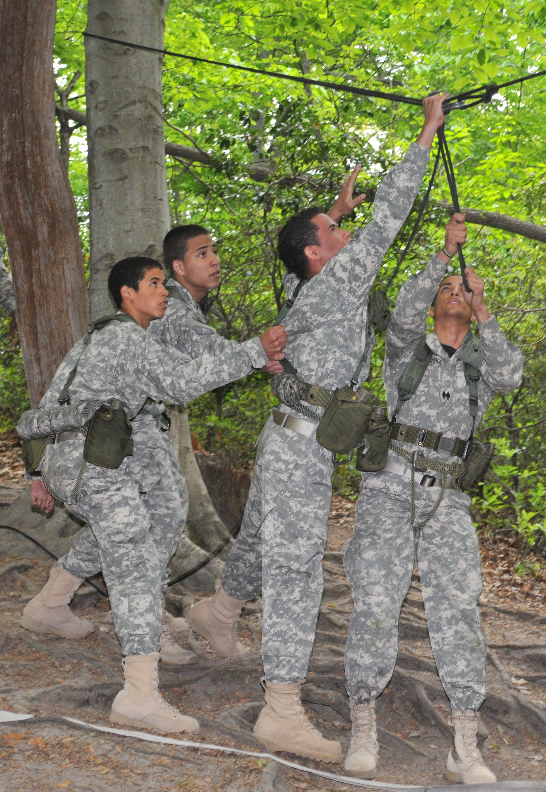 Jrotc Cadets Compete In Raiders Competition At Jb Mdl