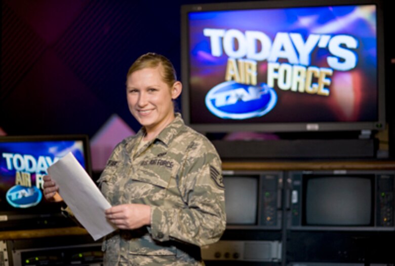 "Today's Air Force" is a long-format, weekly news show featuring in-depth stories about the Air Force's people, programs, technology, exercises, operations and more. (U.S. Air Force photo/Tech. Sgt. Bennie J. Davis III)