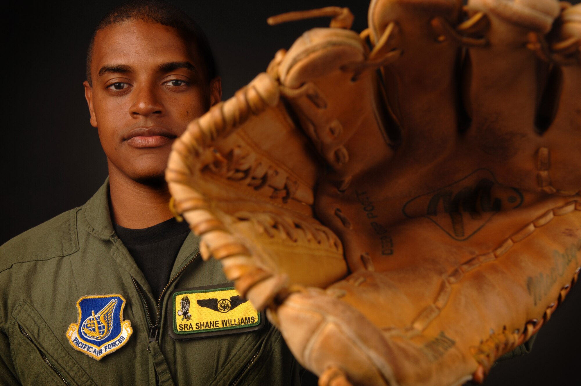 Senior Airman Shane Williams, boom operator with the 96th Air Refueling Squadron, is this weeks Hickam Warrior. Airman Williams is an avid outdoorsman who enjoys the beach, hanging out with friends and baseball. (U.S. Air Force photo/Senior Airman Lauren Main)