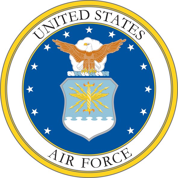 Air Force Coat of Arms. The United States Coat of Arms is a trademark of the USAF. Permission to use it for commercial use and advertising (free or paid) is required. The use of this trademark for commercial purposes, including reproduction on merchandise, is expressly prohibited unless the producer has a fully executed license agreement with the Air Force. Use is governed by the terms of the agreement. <a href="http://www.trademark.af.mil/shared/media/document/AFD-100728-052.pdf">Click here</a> to download the licensing application. For more information contact the Air Force Trademark Licensing office at 210.395.1787 or email <a href="mailto:afpaa.hq.tl@us.af.mil">afpaa.hq.tl@us.af.mil</a>. 