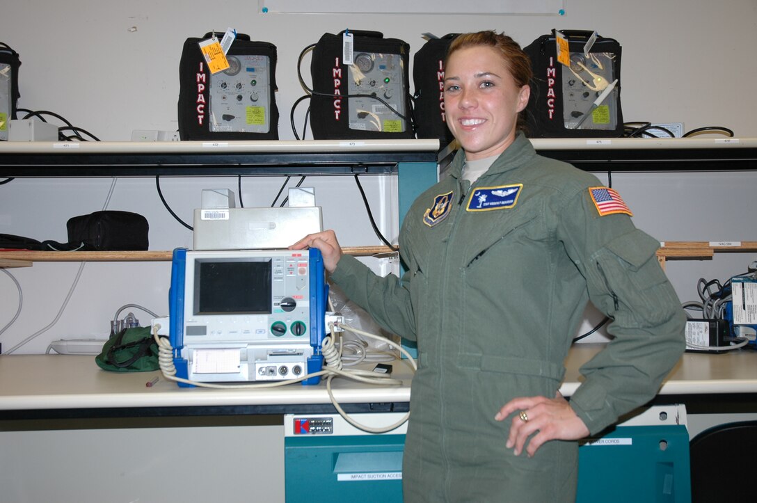 Staff Sgt. Kimberly Beaudoin is an aeromedical evacuation technician with the 315th Airlift wing at Joint Base Charleston, S.C. The three traits she admires most in others are faith in God, a good sense of humor, and a desire to maintain health and wellness. (U.S. Air Force photo/Staff Sgt. Shane Ellis)