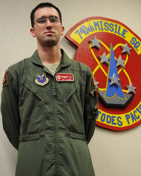 MINOT AIR FORCE BASE, N.D. -- Capt. Patrick T. McAfee, 91st Operations Support Squadron combat crew commander, was recently awarded Air Force Global Strike Command’s 2010 Company Grade Officer Space and Missile Operator of the Year Award. During his time as flight commander for the 740th Missile Squadron, the captain’s leadership commended him for his hard work mentioning that he demonstrated outstanding leadership capabilities which greatly contributed to the 91st Missile Wing earning an Outstanding Nuclear Control Orders rating, as well as the 91st Operations Group’s success in achieving the best operations group inspection results in 20th Air Force for the particular inspection cycle. (U.S. Air Force photo/Airman 1st Class Jose L. Hernandez)