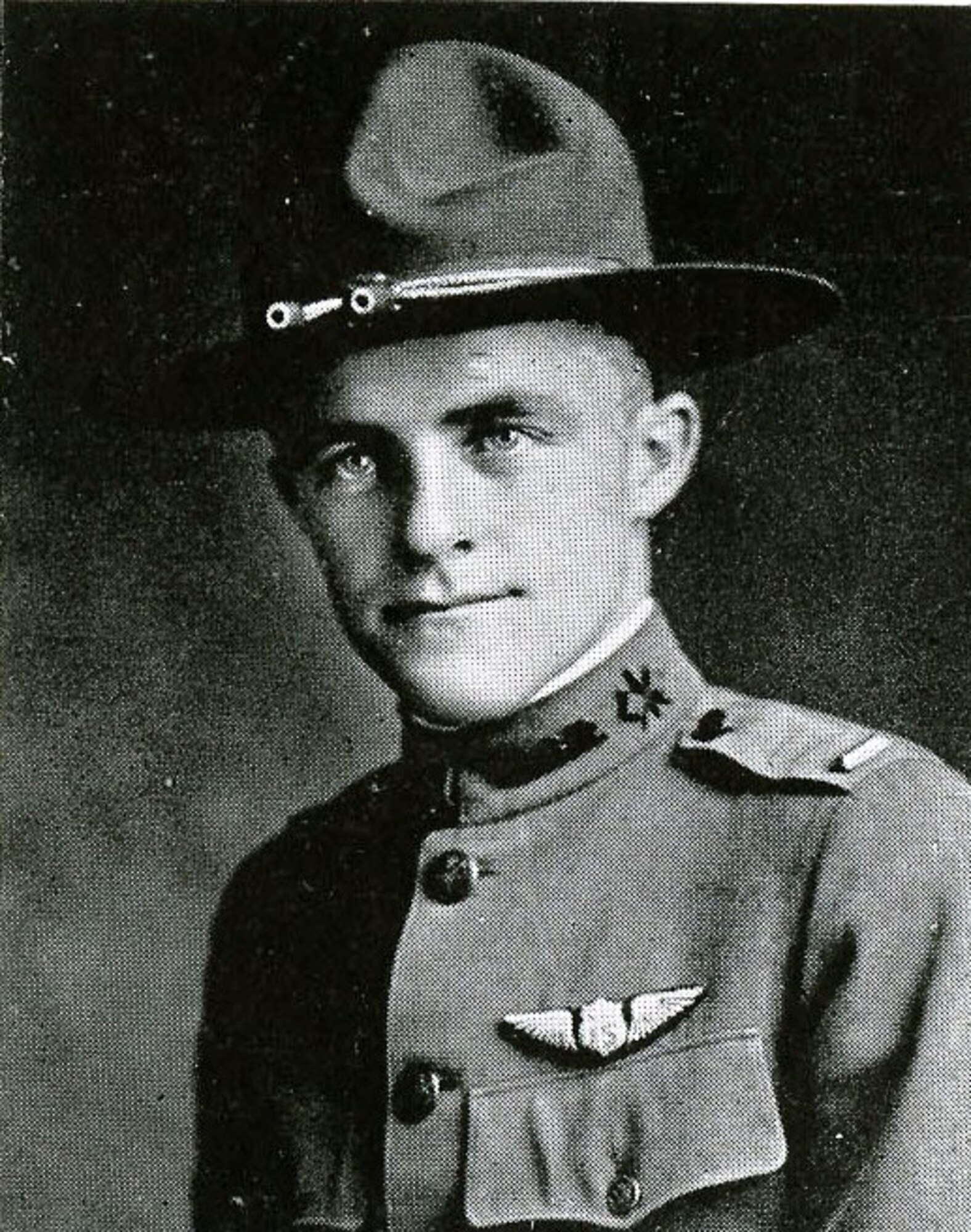 Photo of Army 2nd Lt. John Patton Boyle, taken from a 1918 yearbook, Carroll College. Boyle died in a 1918 aircraft crash at Selfridge Field, Mich. He was the first pilot to die in an aircraft crash at what is now Selfridge Air National Guard Base. Boyle died while working as an instructor pilot at Selfridge, preparing pilots and aerial gunners for combat duty in World War I. A street on the base is named in his honor and a plaque was made and affixed to the original base gym. It is now in the base museum. (Photo courtesy of Carroll University)