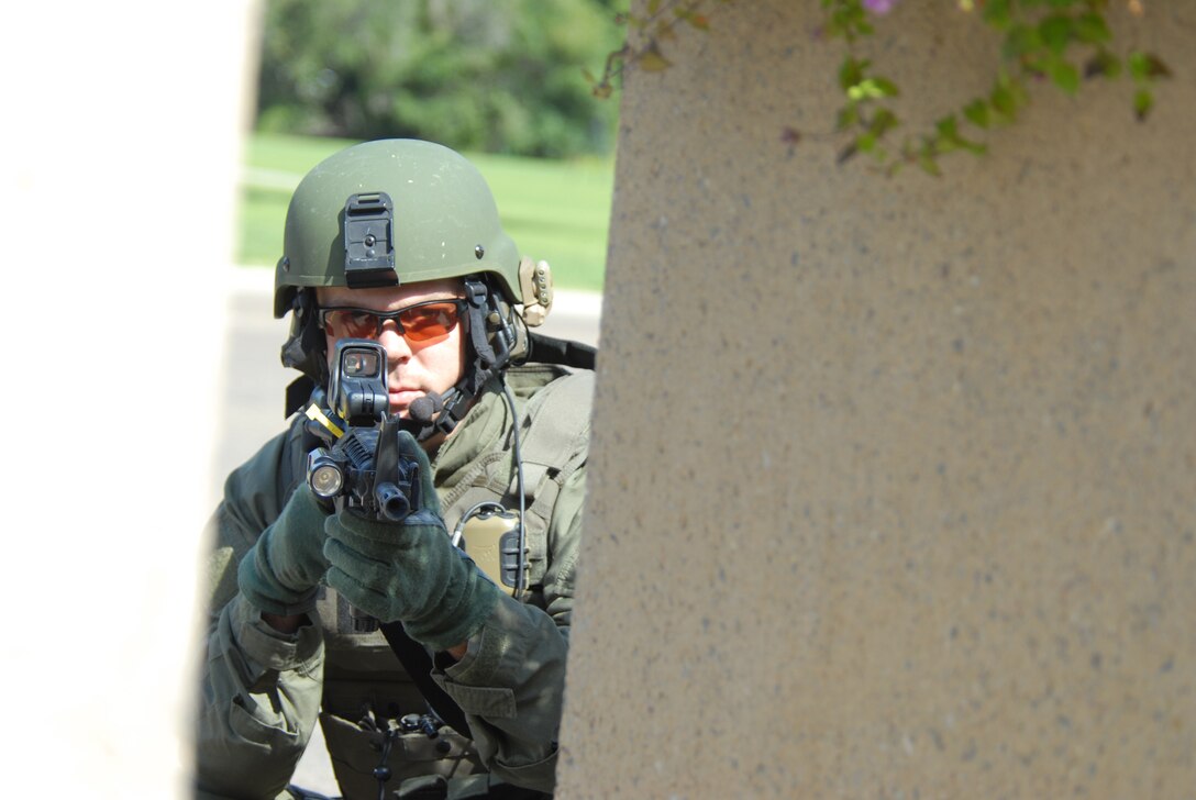 The Federal Bureau of Investigation also played a major role in the Aztec Fury exercise. They helped secure the perimeter and retrieve the hostage.