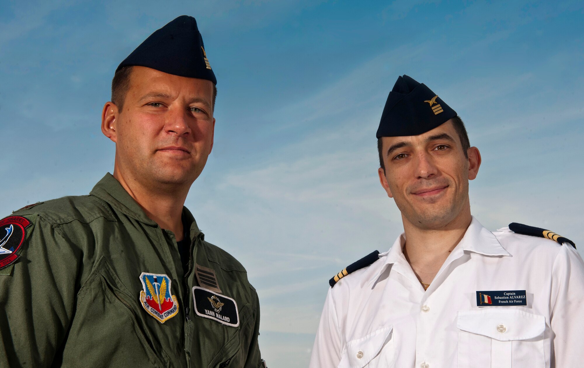 MOODY AIR FORCE BASE, Ga.-- As part of a three-year officer exchange program, multiple French pilots have recently joined the Flying Tiger family.
Moody is currently hosting two French pilots who are integrated with a fighter or rescue squadron as they become proficient on their particular airframe. (U.S. Air Force illustration/Airman 1st Class Joshua Green)(RELEASED)
