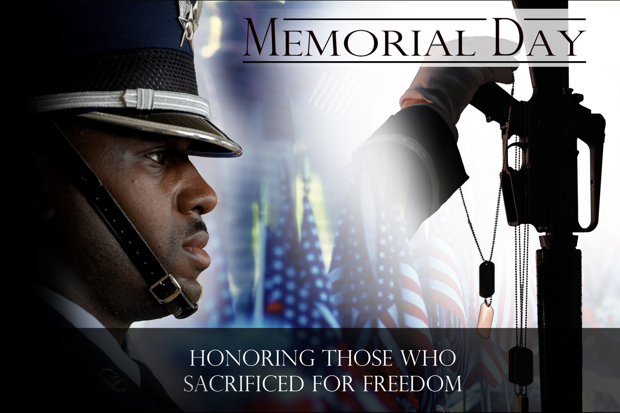 MOODY AIR FORCE BASE, Ga. -- Memorial Day is a day to remember those who died in service to our nation. As you enjoy the weekend with friends and family, take a moment to reflect on every service member, past and present, who gave the ultimate sacrifice. (U.S. Air Force illustration/Staff Sgt. Jamal D. Sutter)(RELEASED)
