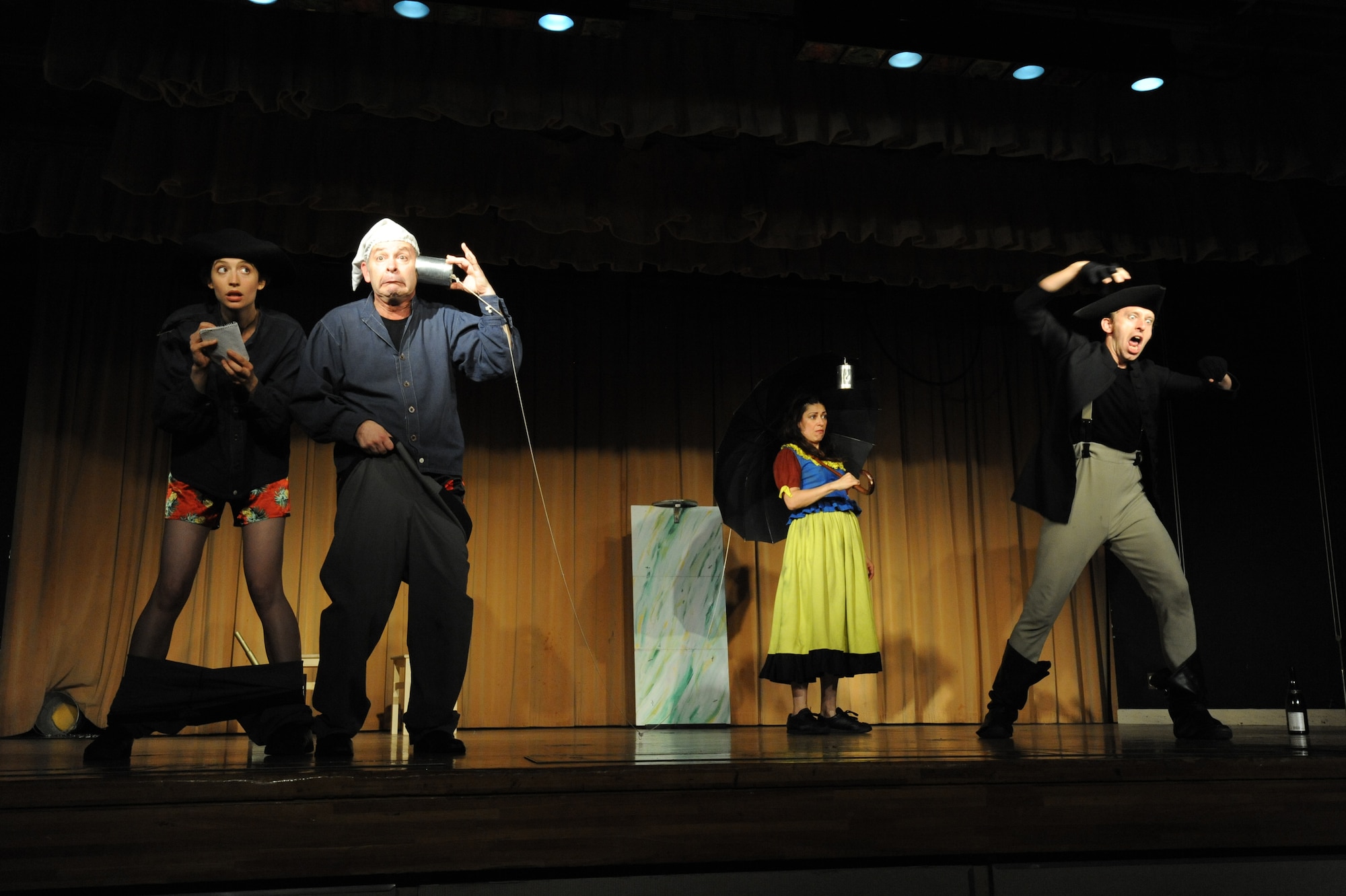 MISAWA AIR BASE, Japan -- The International Theater Company London hosts a night of entertainment at the Mokuteki Community Center May 20.  More than 220 Misawa residents filled the community center with laughs during the performance.  (U.S. Air Force photo Staff Sgt. April Quintanilla)