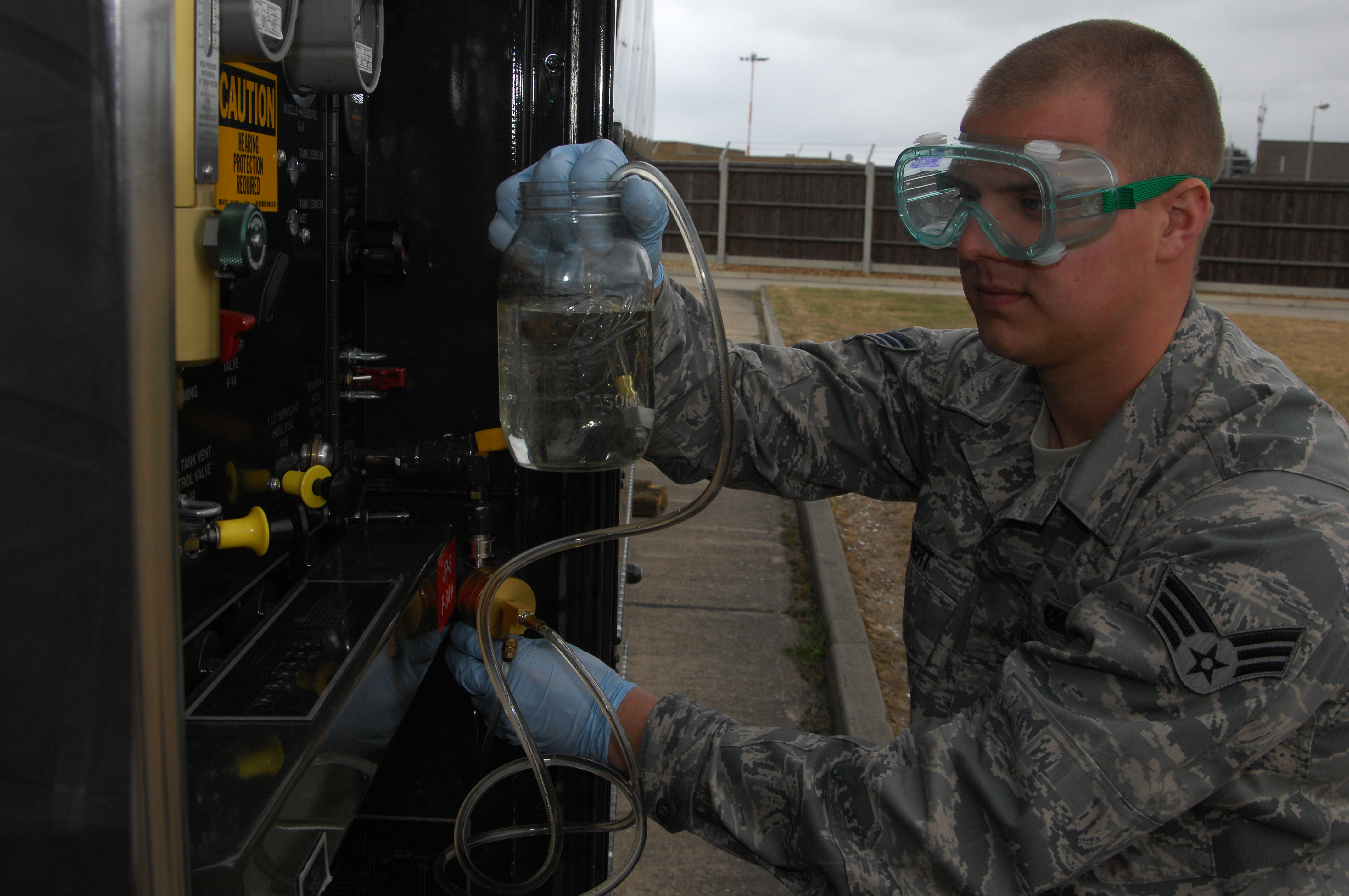 Fuels Laboratory technician displays "Excellence in All We Do" > Royal