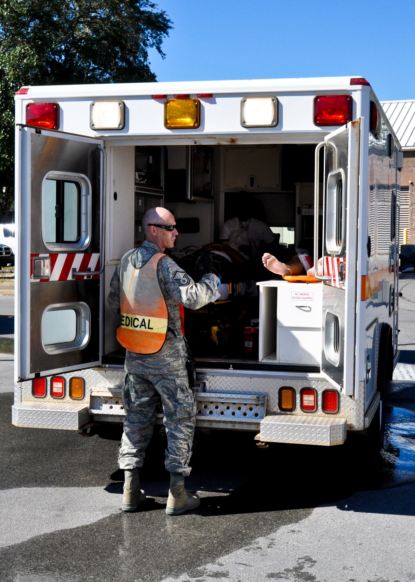 Eglin underwent an Operational Readiness Inspection last week.  The base received an overall excellent rating in all four of the specific areas from Air Force Materiel Command.  The areas were positioning the force, employing the force, sustaining the force and the ability to survive and operate.  More than 200 people were recognized for their efforts during the inspection. (U.S. Air Force photo/Harry Veil.)