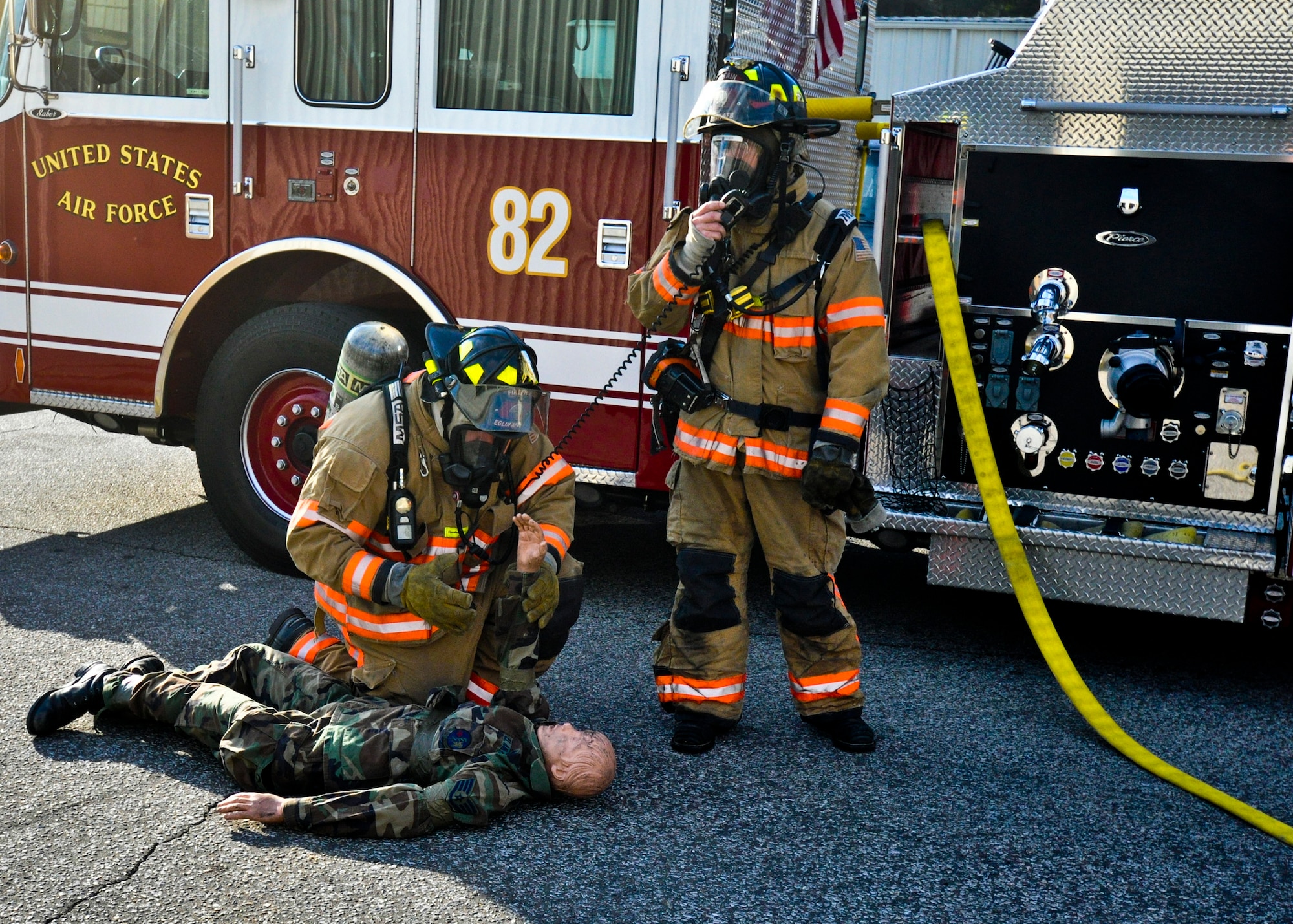 Eglin underwent an Operational Readiness Inspection last week.  The base received an overall excellent rating in all four of the specific areas from Air Force Materiel Command.  The areas were positioning the force, employing the force, sustaining the force and the ability to survive and operate.  More than 200 people were recognized for their efforts during the inspection. (U.S. Air Force photo/Harry Veil.)