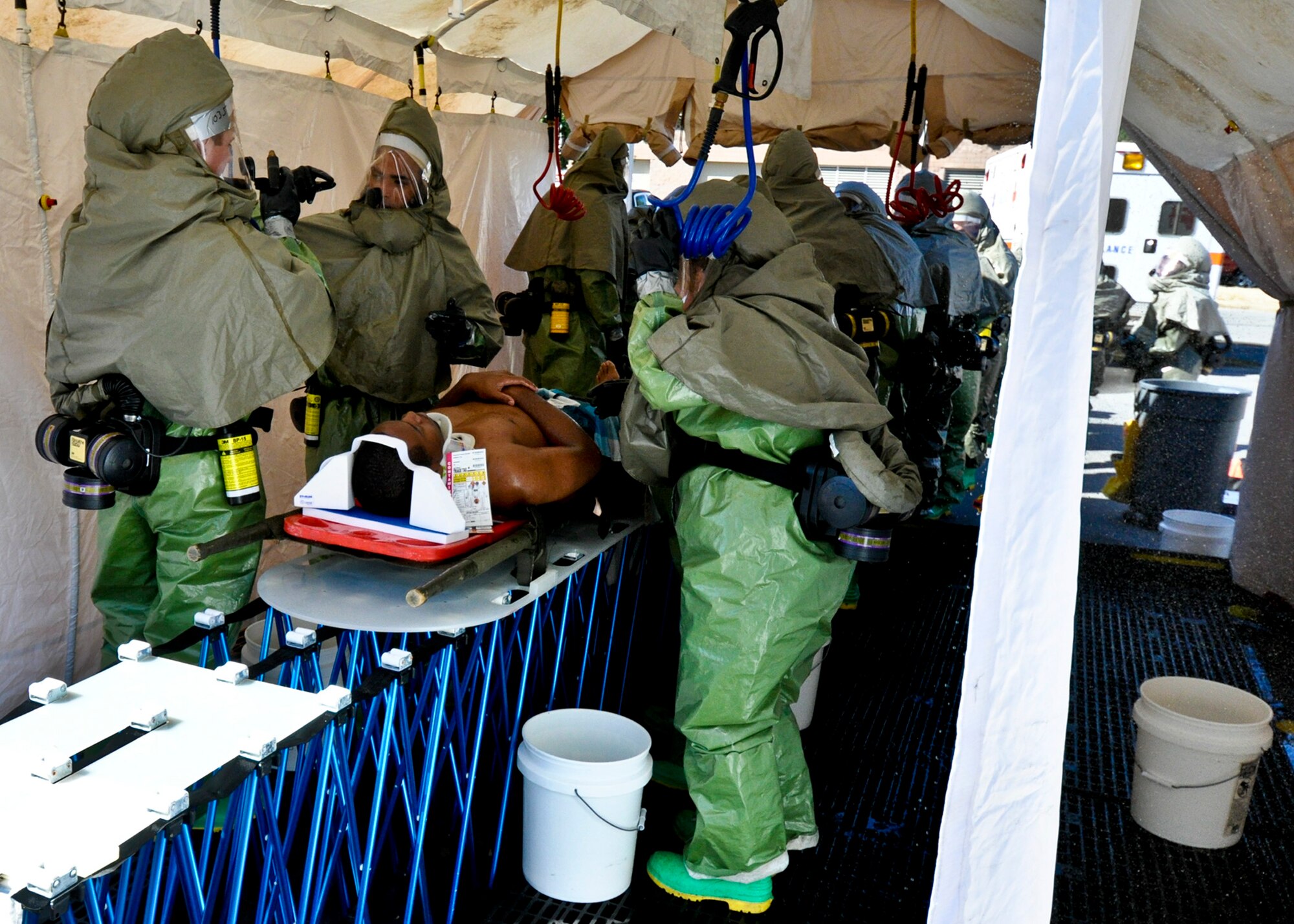 Eglin underwent an Operational Readiness Inspection last week.  The base received an overall excellent rating in all four of the specific areas from Air Force Materiel Command.  The areas were positioning the force, employing the force, sustaining the force and the ability to survive and operate.  More than 200 people were recognized for their efforts during the inspection. (U.S. Air Force photo/Harry Veil.)