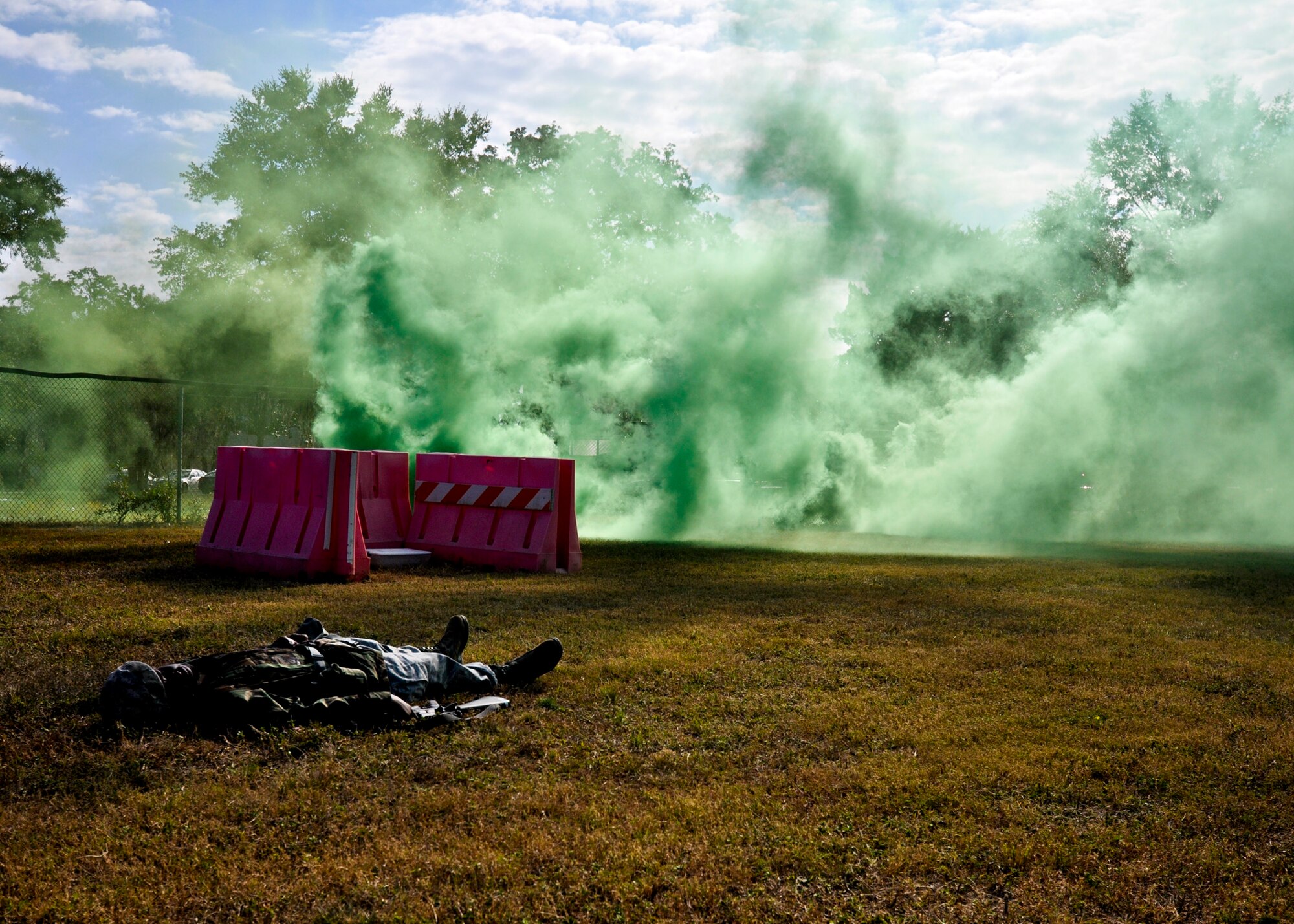 Eglin underwent an Operational Readiness Inspection last week.  The base received an overall excellent rating in all four of the specific areas from Air Force Materiel Command.  The areas were positioning the force, employing the force, sustaining the force and the ability to survive and operate.  More than 200 people were recognized for their efforts during the inspection. (U.S. Air Force photo/Harry Veil.)