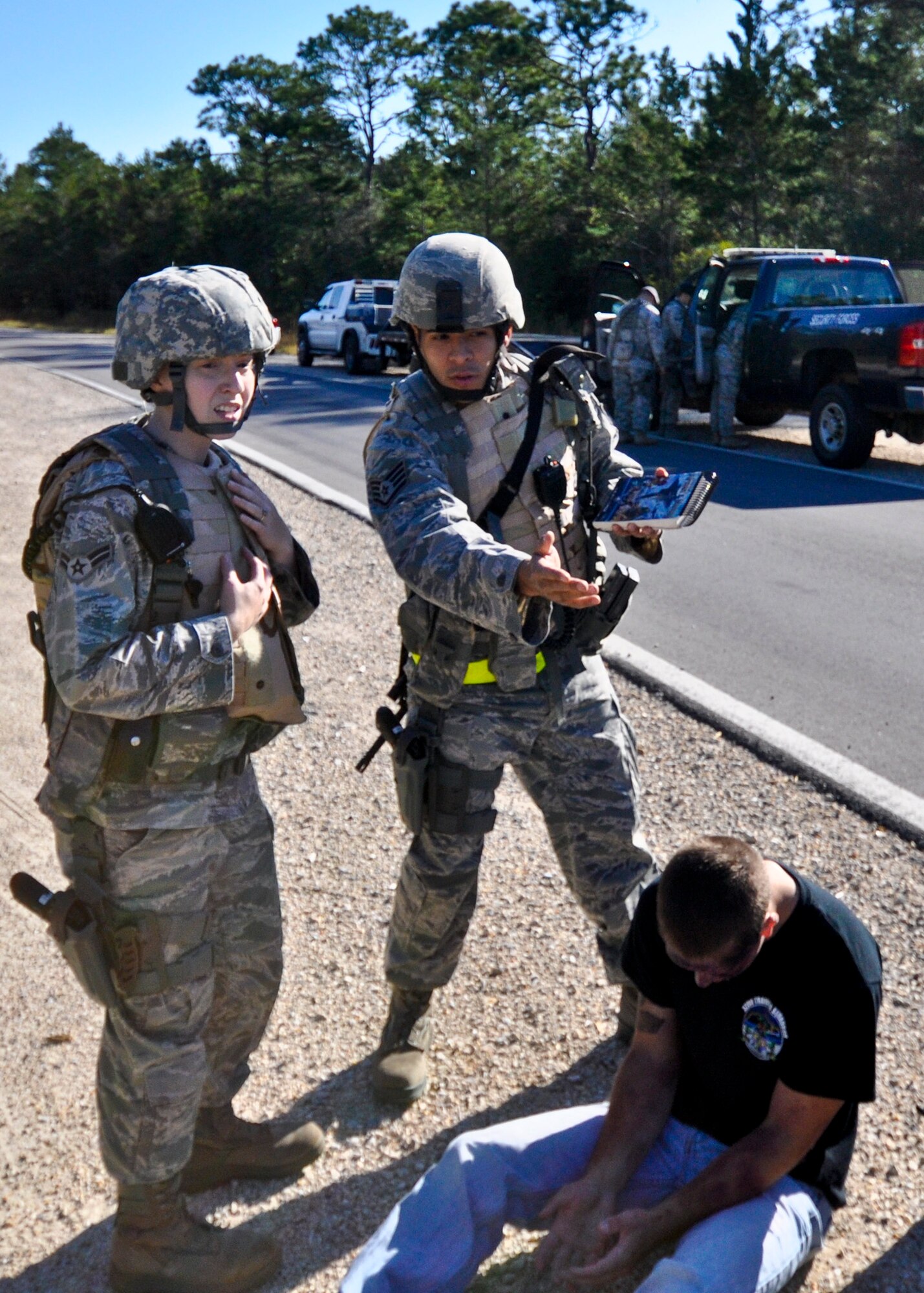 Eglin underwent an Operational Readiness Inspection last week.  The base received an overall excellent rating in all four of the specific areas from Air Force Materiel Command.  The areas were positioning the force, employing the force, sustaining the force and the ability to survive and operate.  More than 200 people were recognized for their efforts during the inspection. (U.S. Air Force photo/Harry Veil.)