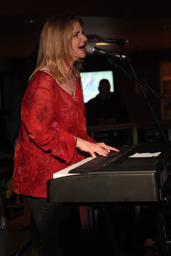 Teresa James, lead singer of Teresa James and the Rhythm Tramps, performs at the “Blues and Brews” night at Cunningham’s Nov. 2.