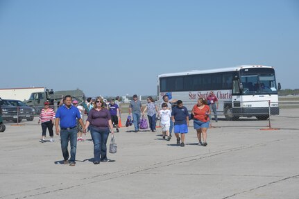 A record crowd of 150,000 attended the 2011 Randolph Air Force Base Airshow Oct. 30. Headlining this year's event were the U.S. Navy Blue Angels. (U.S. Air Force photo/Joel Martinez)
